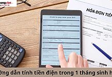 cách tính tiền điện