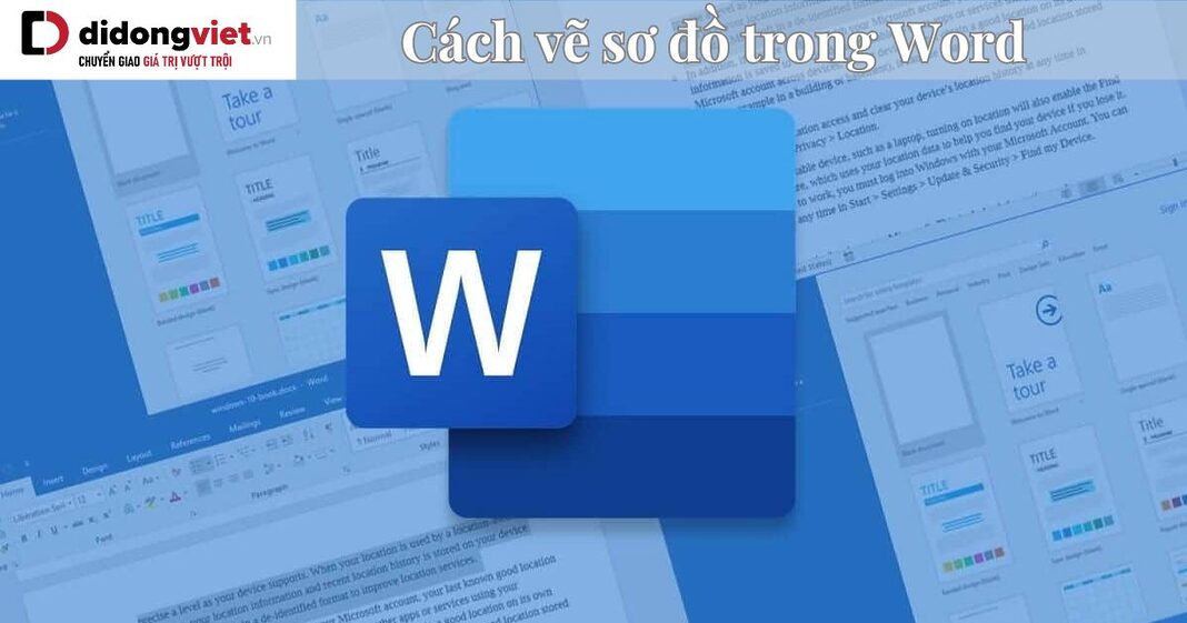 cách vẽ sơ đồ trong Word