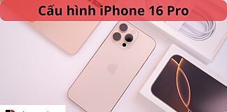 cấu hình iphone 16 pro