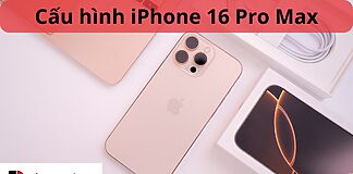 cấu hình iphone 16 pro max