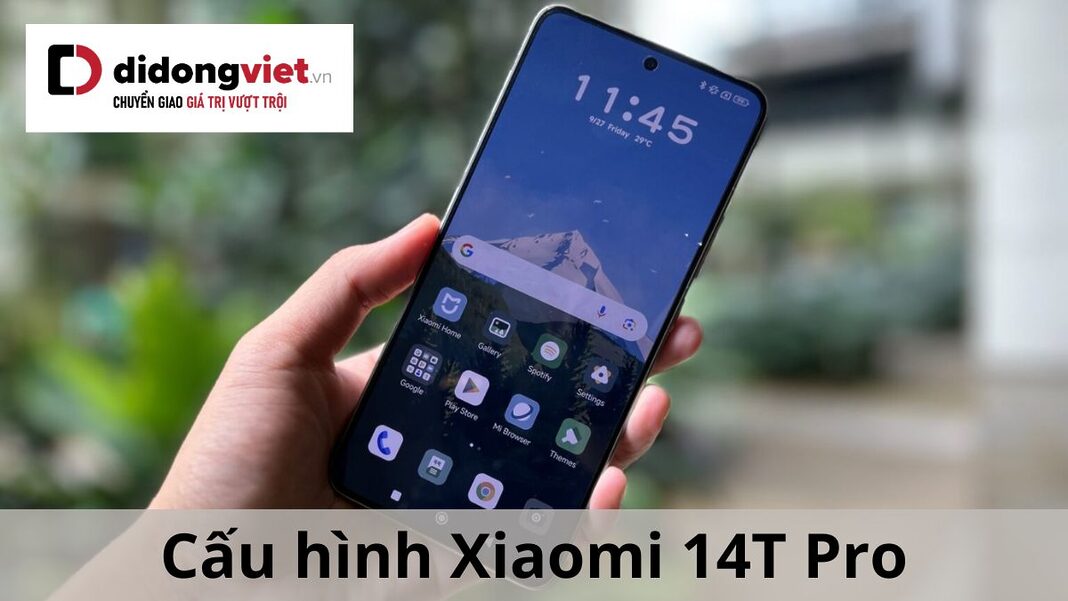 Cấu hình Xiaomi 14T Pro