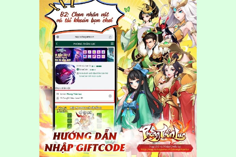 phong - Code game Phong Thần Lục mới nhất miễn phí – Hướng dẫn nhập code chi tiết Code-phong-than-luc-7