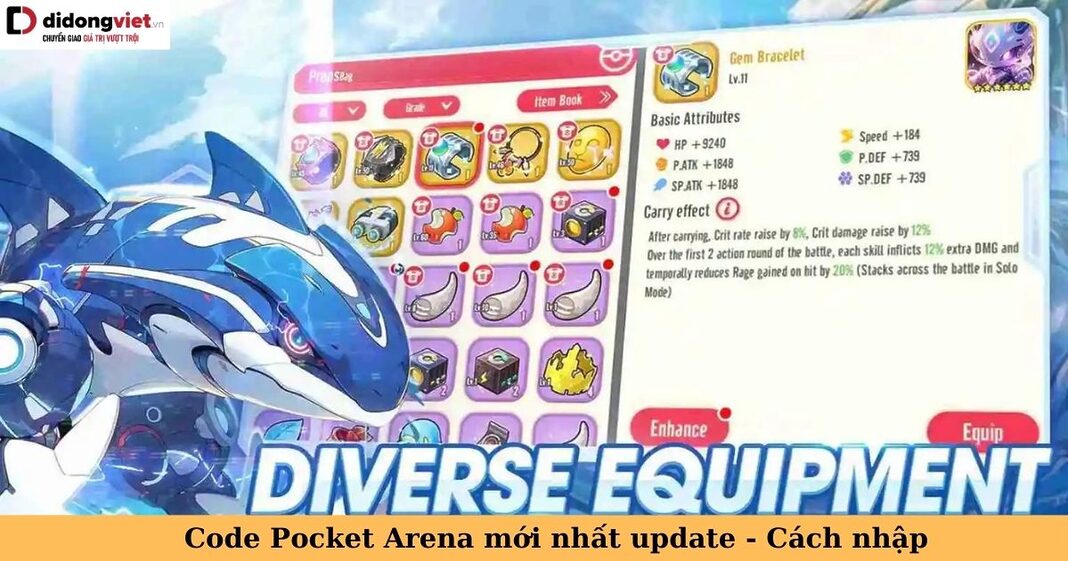 code Pocket Arena