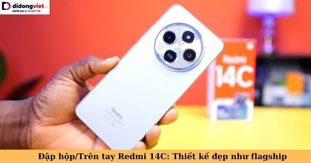 trên tay redmi 14c