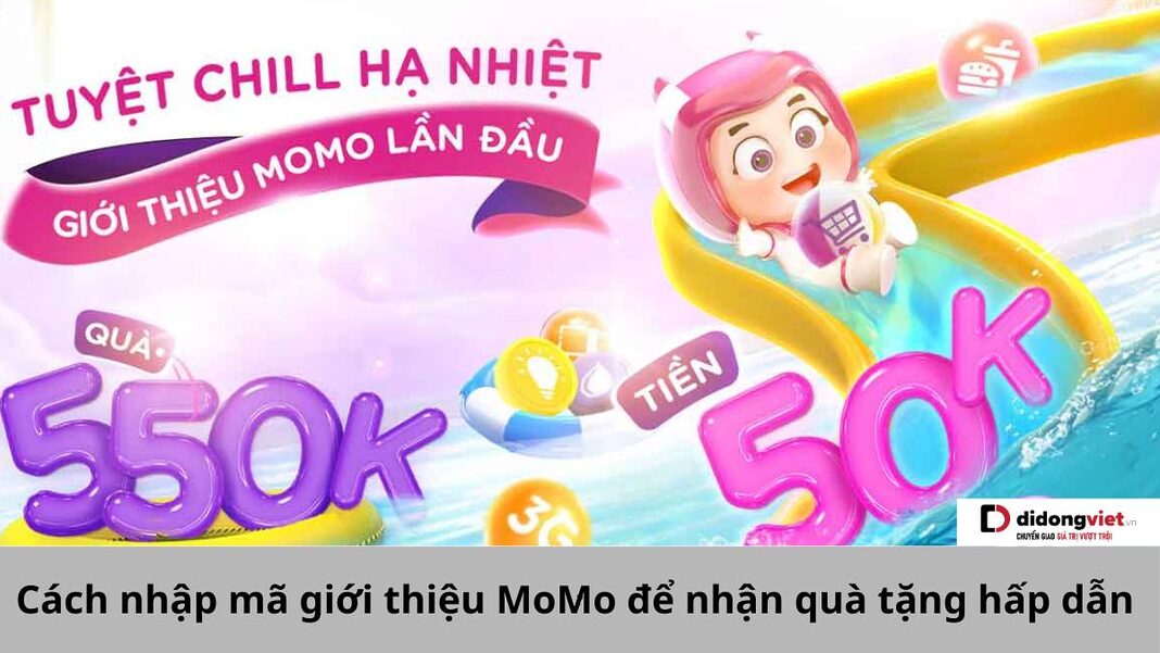 nhập mã giới thiệu MoMo