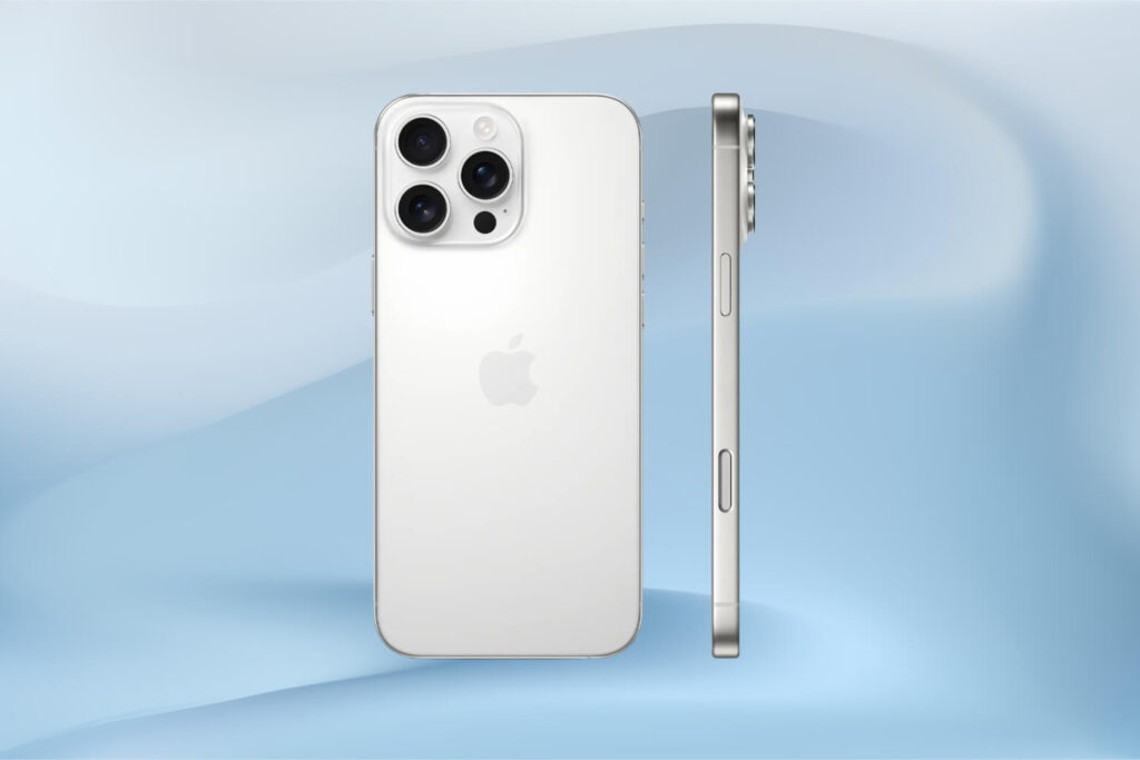 iPhone 16 Pro Max có mấy màu? Đánh giá độ bền màu và mức giữ giá sau 1.5 năm 14 Titan Trắng chuyển sang tông lạnh sáng, sạch sẽ và dễ đồng bộ hệ sinh thái trắng.