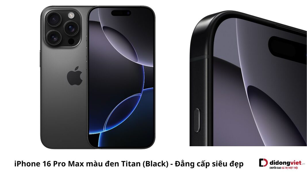 iPhone 16 Pro Max màu đen