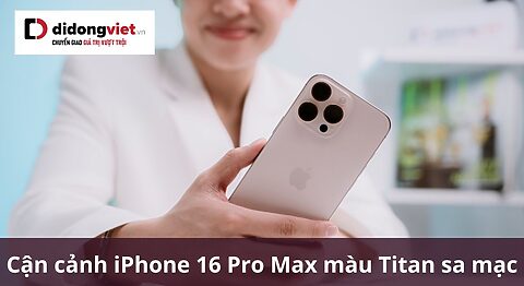 iphone 16 pro max màu titan sa mạc