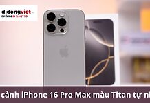 iphone 16 pro max màu titan tự nhiên