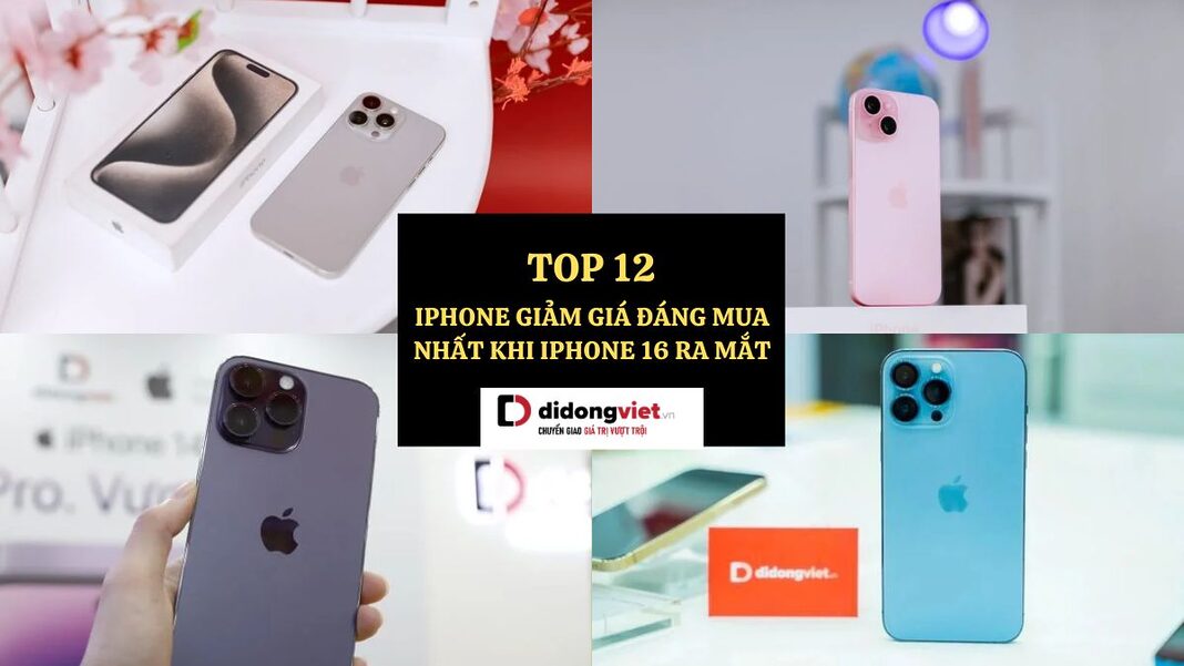 iPhone 16 ra mắt thì iPhone nào giảm giá