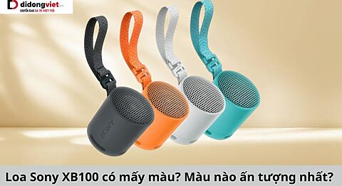 Loa Sony XB100 có mấy màu? Màu nào ấn tượng? loa Sony XB100 có mấy màu