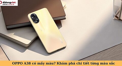 oppo a38 có mấy màu