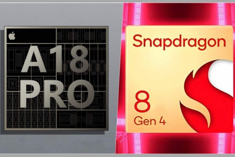 so sanh chip a18 pro va snapdragon 8 gen 4 5