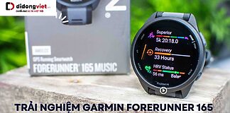 Trải nghiệm Garmin Forerunner 165