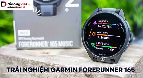 Trải nghiệm Garmin Forerunner 165