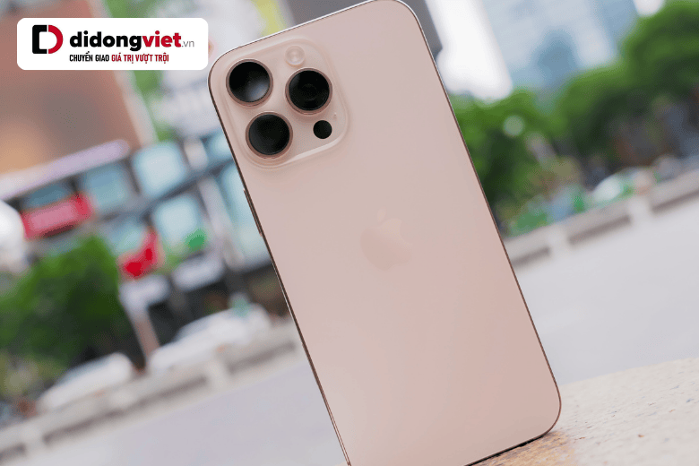 Đánh giá trên tay iPhone 16 Pro năm 2026: Cảm giác xúc giác và giá trị thực dụng 8 trên tay iPhone 16 Pro - camera