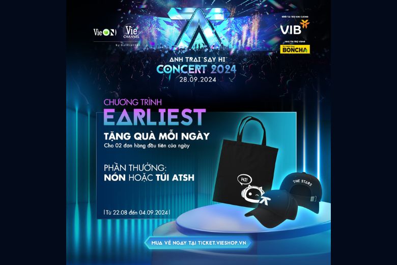 săn vé concert Anh Trai Say Hi