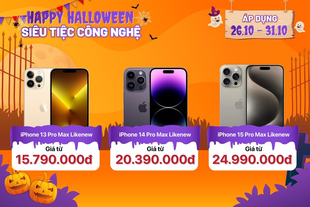 Happy Halloween Siêu Tiệc Công Nghệ - Săn ngay!! 18 8