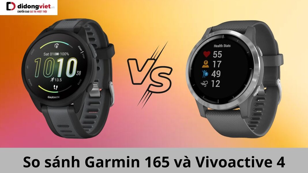 Garmin 165 vs Vivoactive 4