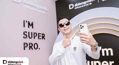 “Anh tài” Trương Thế Vinh Trade-in lên đời iPhone 16 Pro Max tại Di Động Việt