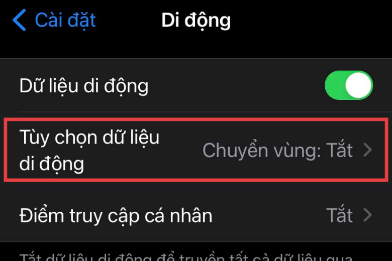 cach bat 5g tren dien thoai 4