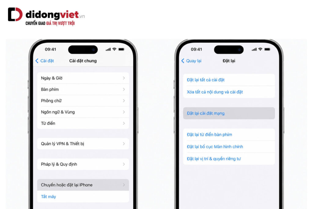 Cách bật iMessage trên iPhone và khắc phục lỗi "Đang chờ kích hoạt" 14 Đặt lại cài đặt mạng giúp khắc phục lỗi kết nối và kích hoạt lại iMessage mà không mất dữ liệu cá nhân.