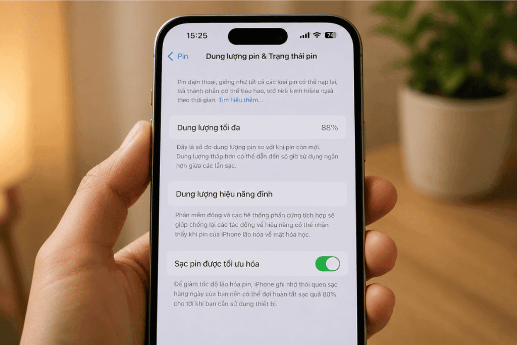 Cách tiết kiệm pin iPhone 16: Ma trận tối ưu không làm giảm trải nghiệm 4 Cách tiết kiệm pin iPhone 16