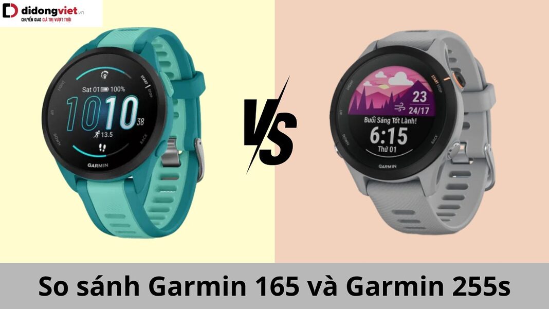 Garmin 165 vs Garmin 255s