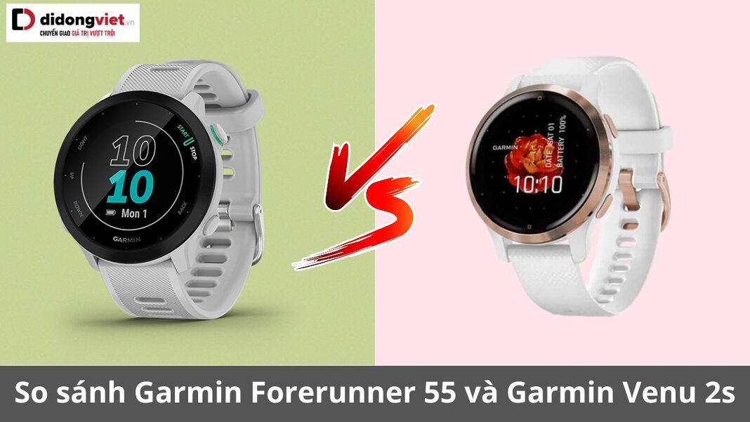 garmin forerunner 55 vs garmin venu 2s