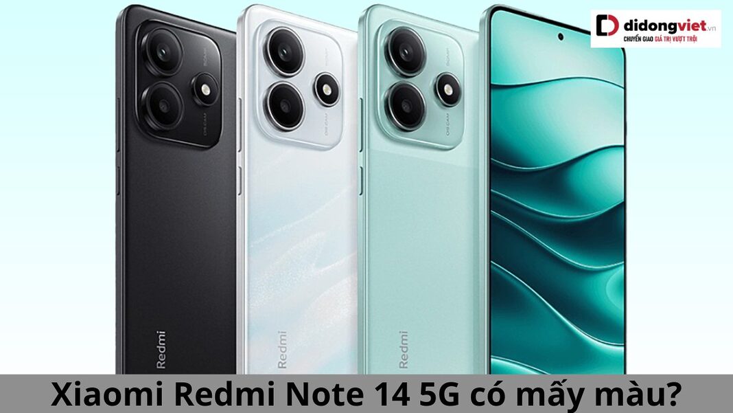 redmi note 14 5g có mấy màu