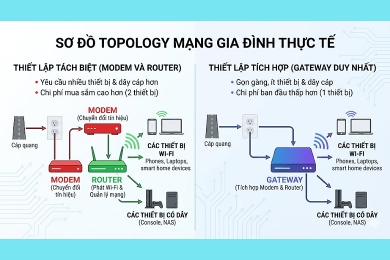 Router là gì? Giải mã điểm yếu của tốc độ mạng gia đình 7 router là gì? sơ đồ topology