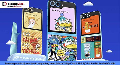 Samsung ra mắt bộ sưu tập ốp lưng thông minh Galaxy Z Flip6 “Gu Z Phải Zị” tô đậm dấu ấn văn hóa Việt