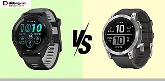 so sánh Garmin Forerunner 265 vs Fenix 7