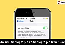 Chế độ tiết kiệm pin