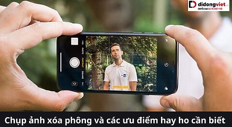 chụp xóa phông