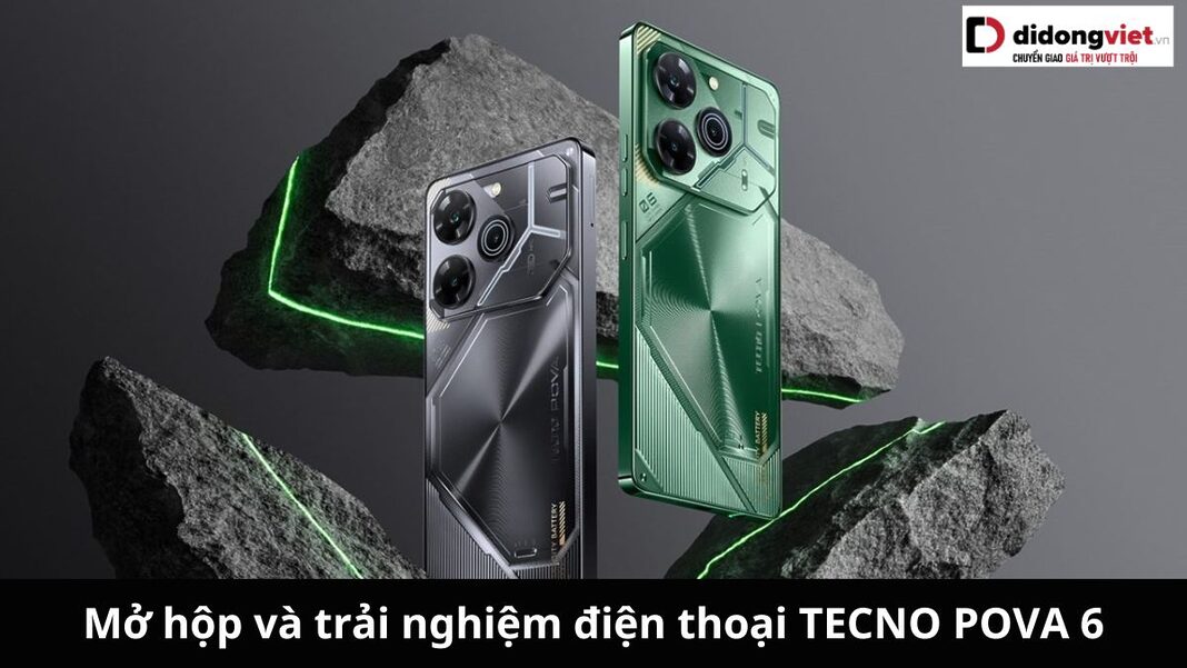 trải nghiệm TECNO POVA 6