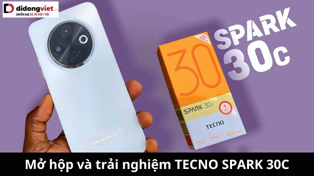 trải nghiệm TECNO SPARK 30C