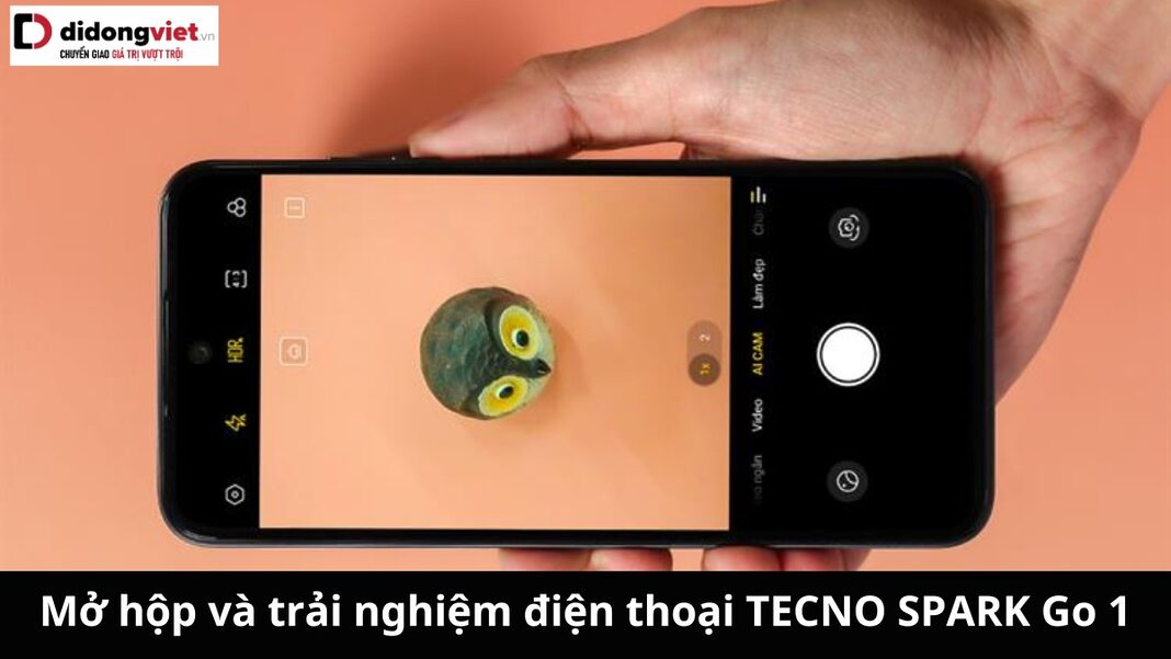 trải nghiệm TECNO SPARK Go 1