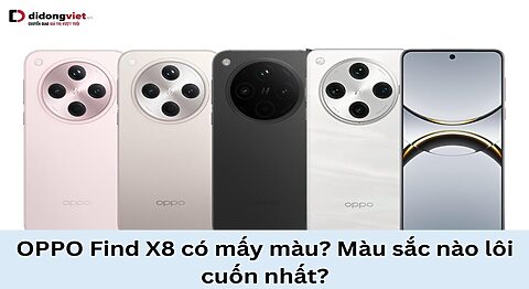Oppo Find X8 có mấy màu