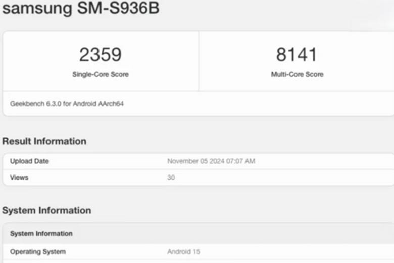 ro ri diem geekbench cua galaxy s25 series chip exynos thua xa snapdragon 2 didongviet