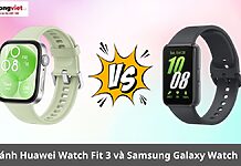 so sánh huawei watch fit 3 và samsung galaxy watch fit 3