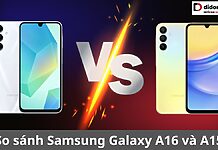 so sánh samsung galaxy a16 và a15