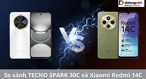 So sánh TECNO SPARK 30C và Xiaomi Redmi 14C