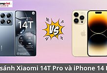 so sánh xiaomi 14t pro và iphone 14 pro