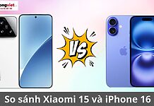 so sánh xiaomi 15 và iphone 16