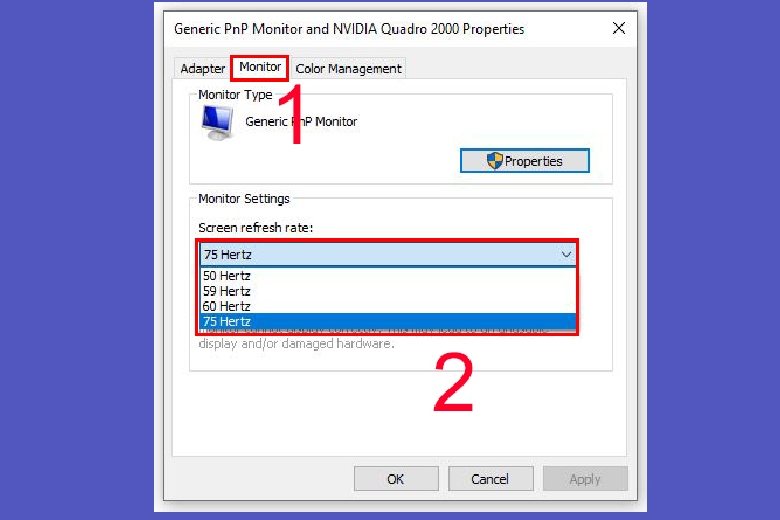Refresh rate là gì? Làm sao chọn được màn hình tần số quét phù hợp nhu cầu? 35 tan so quet 17