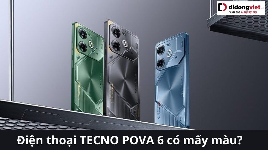 tecno pova 6 có mấy màu