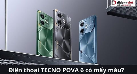 tecno pova 6 có mấy màu