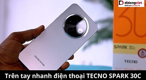 trên tay nhanh TECNO SPARK 30C