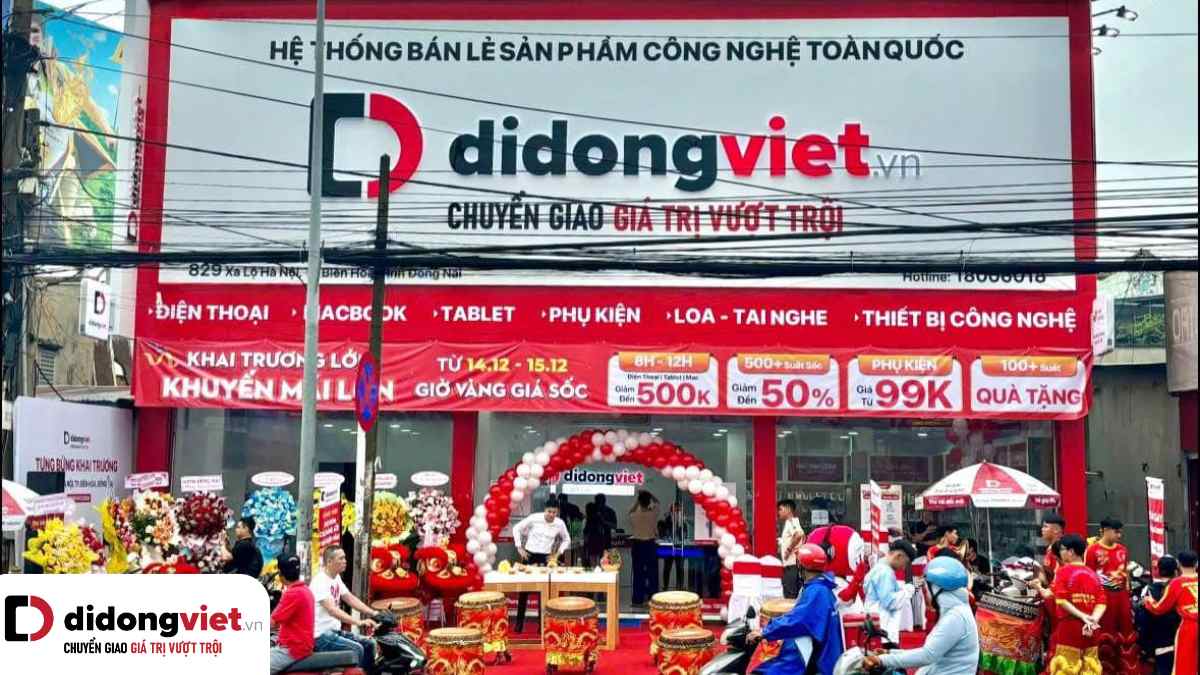 Cửa hàng điện thoại Di Động Việt 829 Xa Lộ Hà Nội, Biên Hòa, Đồng Nai